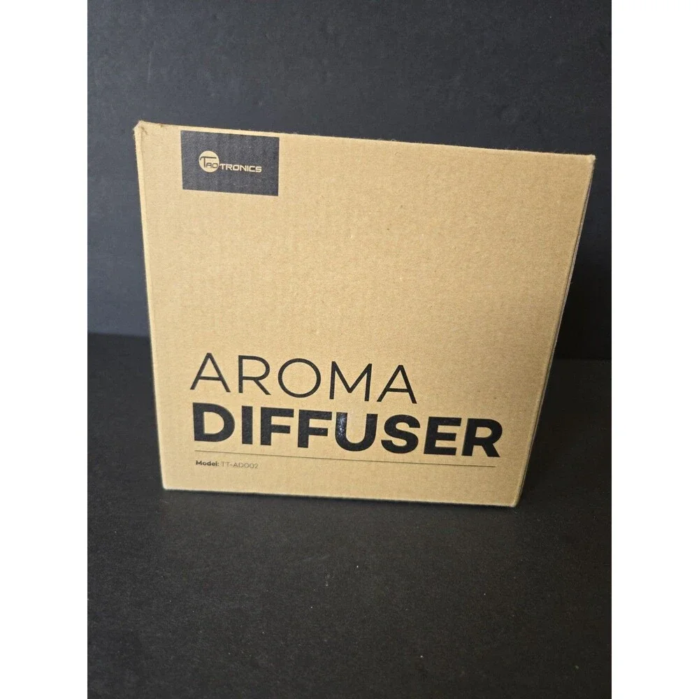 Taotronics Aroma Diffuser TT-AD002 New Open Box White With Wood Grain